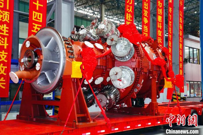 F级50MW重型燃机。　z6尊龙·凯时(中国区)官方网站汽轮机有限公司供图